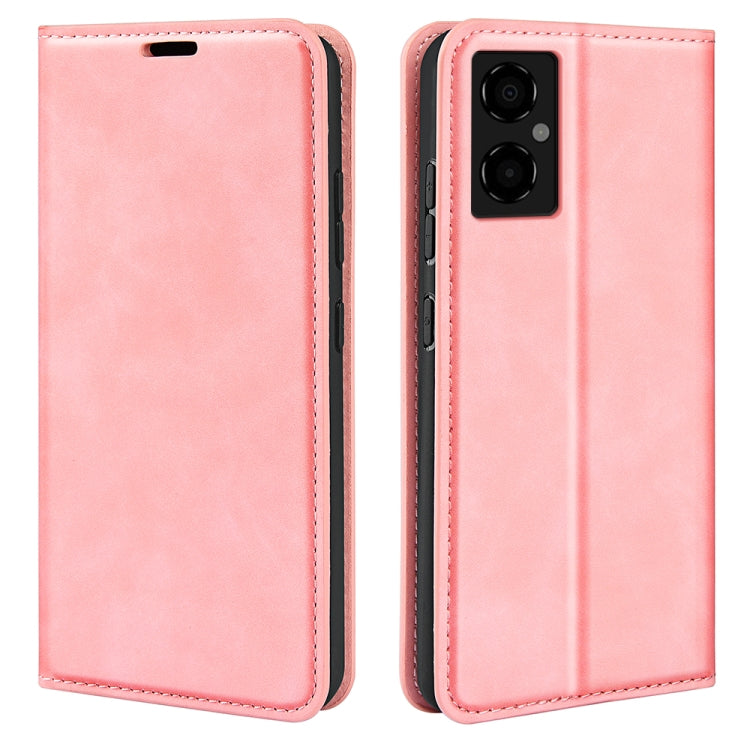For Xiaomi Poco M4 5G Retro-skin Magnetic Suction Leather Phone Case