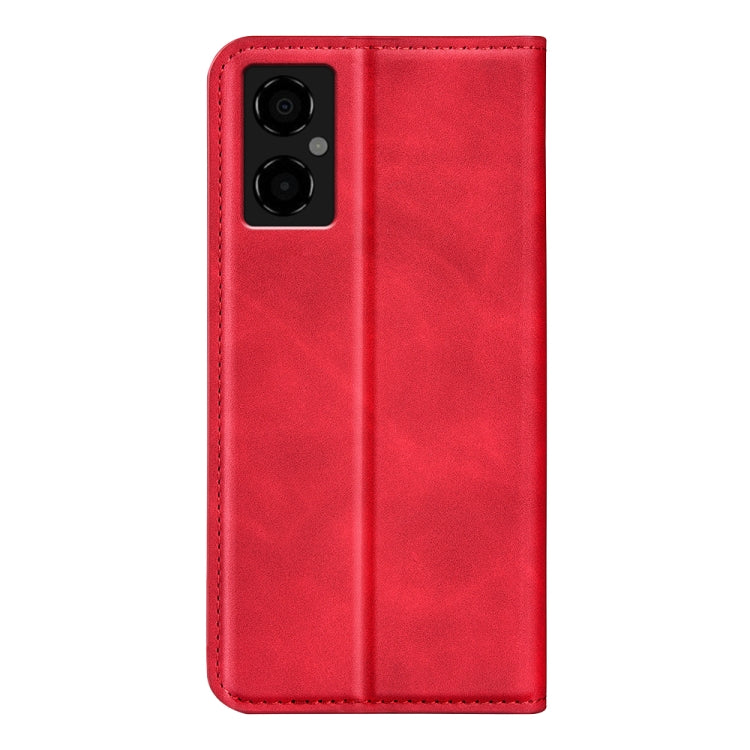 For Xiaomi Poco M4 5G Retro-skin Magnetic Suction Leather Phone Case
