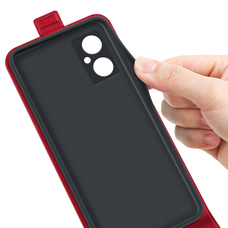 For Xiaomi Poco M4 5G R64 Texture Vertical Flip Leather Phone Case