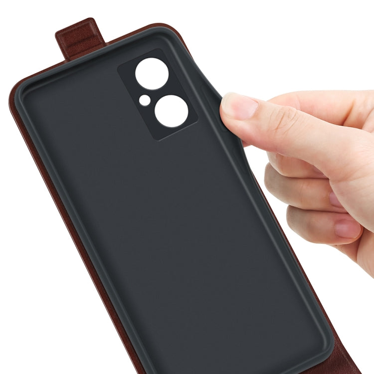 For Xiaomi Poco M4 5G R64 Texture Vertical Flip Leather Phone Case