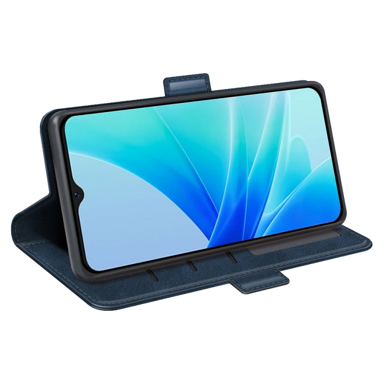 For OPPO A57 4G Dual-side Magnetic Buckle Horizontal Flip Leather Phone Case