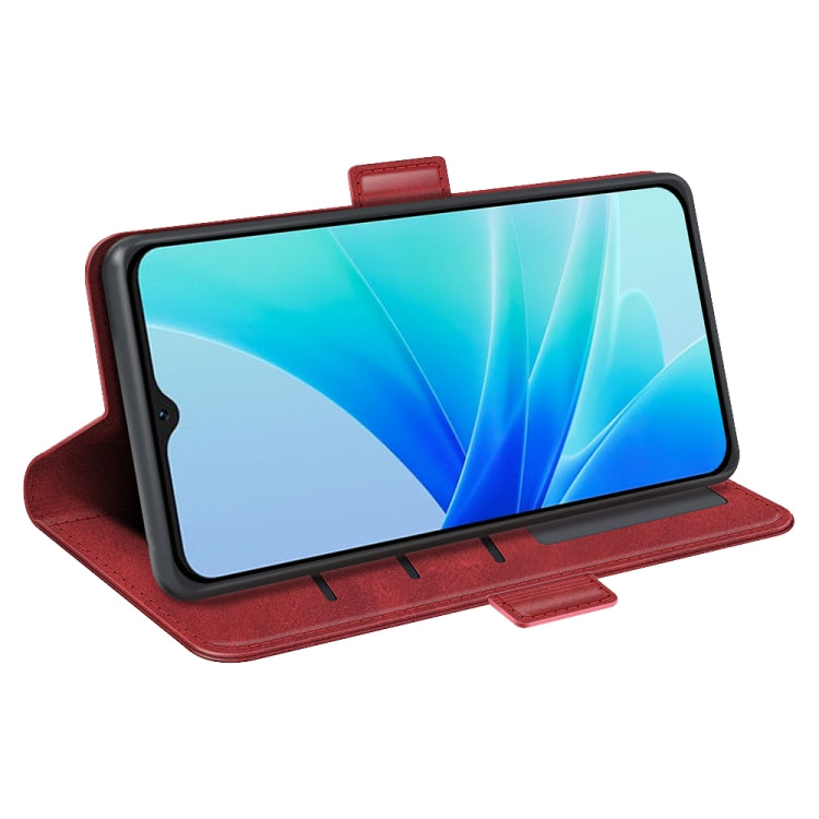 For OPPO A57 4G Dual-side Magnetic Buckle Horizontal Flip Leather Phone Case