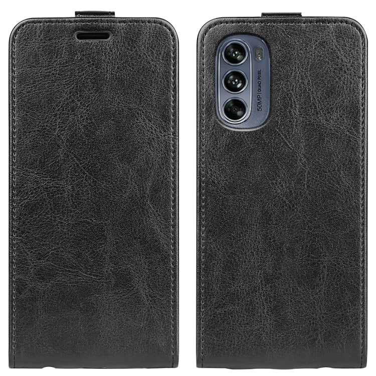 For Motorola Moto G62 5G R64 Texture Vertical Flip Leather Phone Case