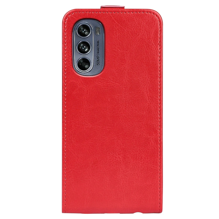 For Motorola Moto G62 5G R64 Texture Vertical Flip Leather Phone Case