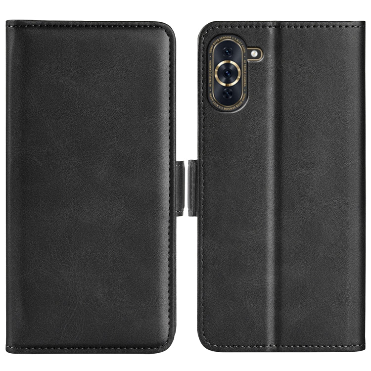 For Huawei Nova 10 Dual-side Magnetic Buckle Horizontal Flip Leather Phone Case