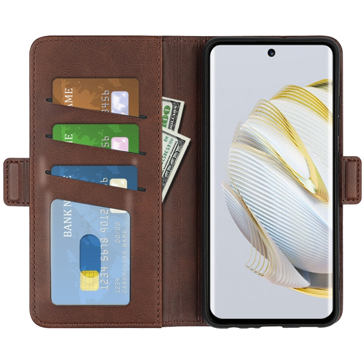 For Huawei Nova 10 Dual-side Magnetic Buckle Horizontal Flip Leather Phone Case