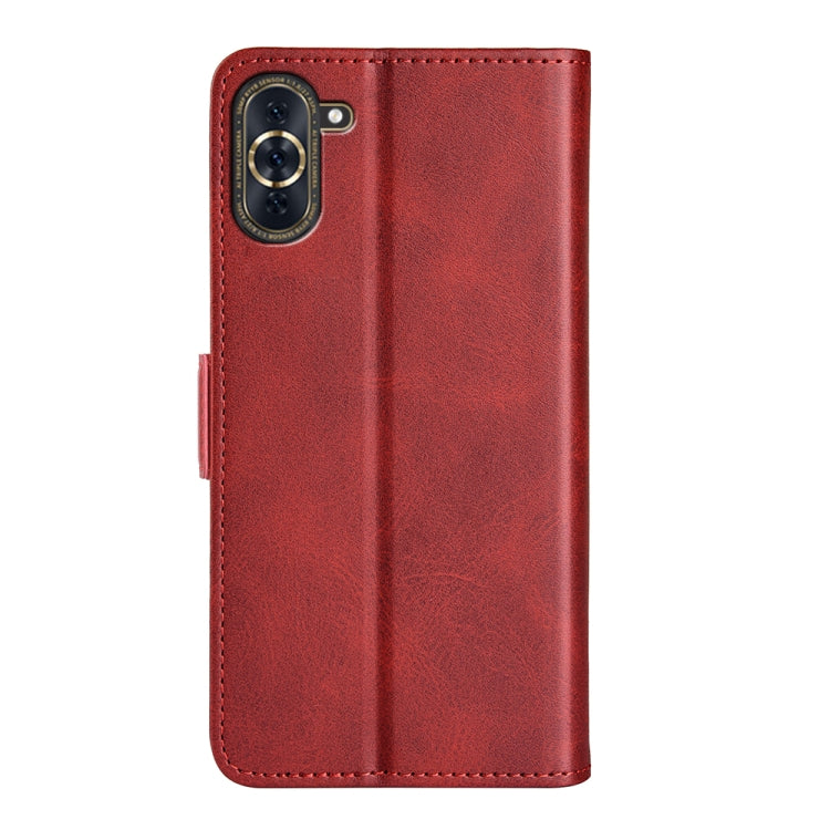 For Huawei Nova 10 Dual-side Magnetic Buckle Horizontal Flip Leather Phone Case