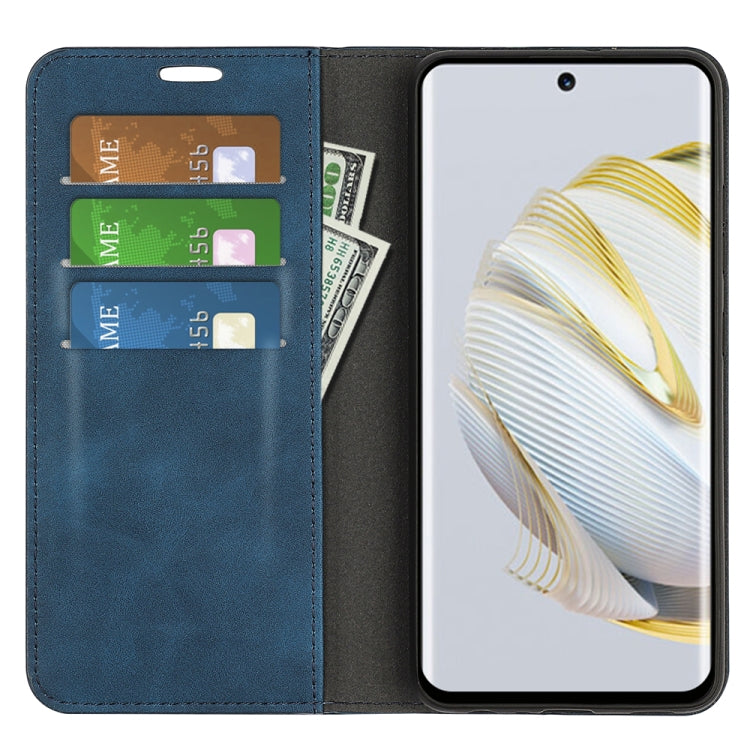 For Huawei Nova 10 Retro-skin Magnetic Suction Leather Phone Case