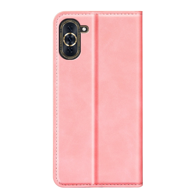 For Huawei Nova 10 Pro Retro-skin  Magnetic Suction Leather Phone Case