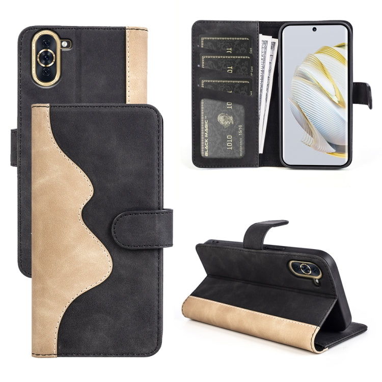 For Huawei Nova 10 Stitching Horizontal Flip Leather Phone Case