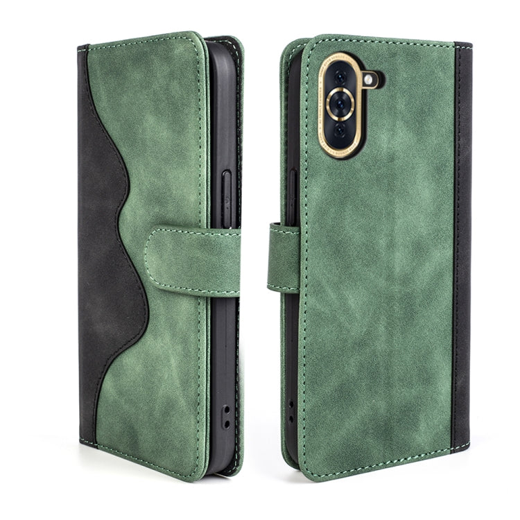 For Huawei Nova 10 Stitching Horizontal Flip Leather Phone Case