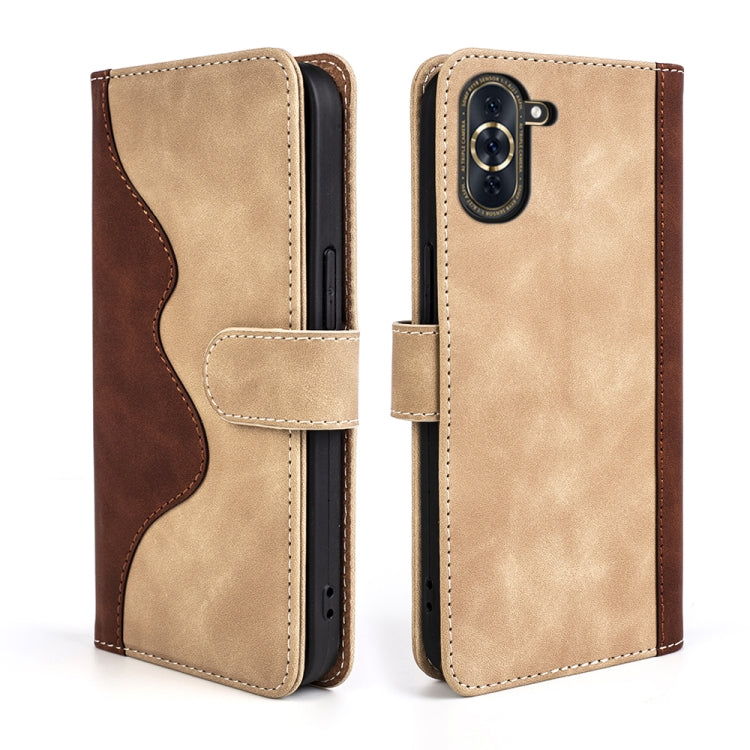 For Huawei Nova 10 Pro Stitching Horizontal Flip Leather Phone Case