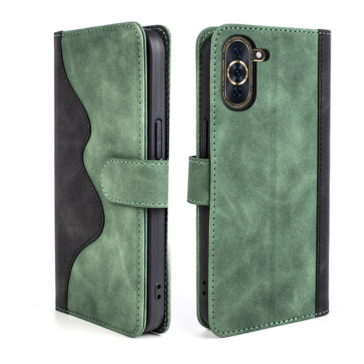 For Huawei Nova 10 Pro Stitching Horizontal Flip Leather Phone Case