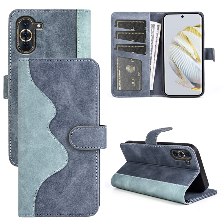 For Huawei Nova 10 Pro Stitching Horizontal Flip Leather Phone Case