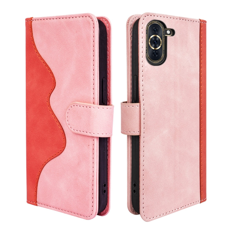 For Huawei Nova 10 Pro Stitching Horizontal Flip Leather Phone Case