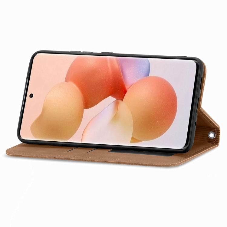 For Xiaomi 12 Lite Retro Skin Feel Magnetic Leather Phone Case