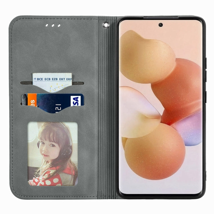 For Xiaomi 12 Lite Retro Skin Feel Magnetic Leather Phone Case