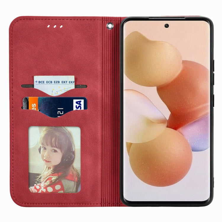 For Xiaomi 12 Lite Retro Skin Feel Magnetic Leather Phone Case