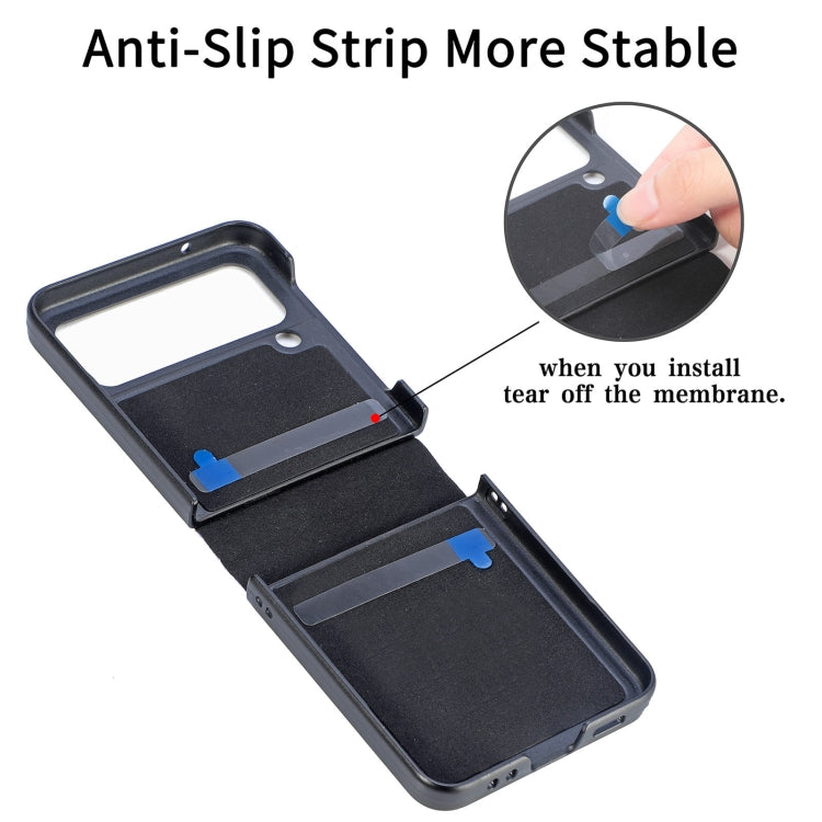 For Samsung Galaxy Flip4 3D Geometric Embossing Folding Phone Case