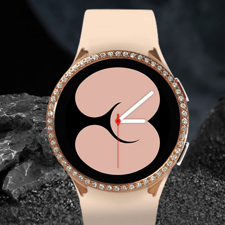 For Samsung Galaxy Watch 5 40mm TPU Shockproof Silicone Case With Diamond