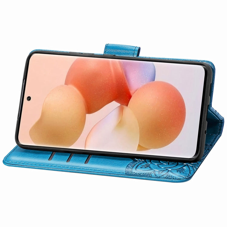 For Xiaomi 12 Lite Butterfly Love Flower Embossed Horizontal Flip Leather Phone Case