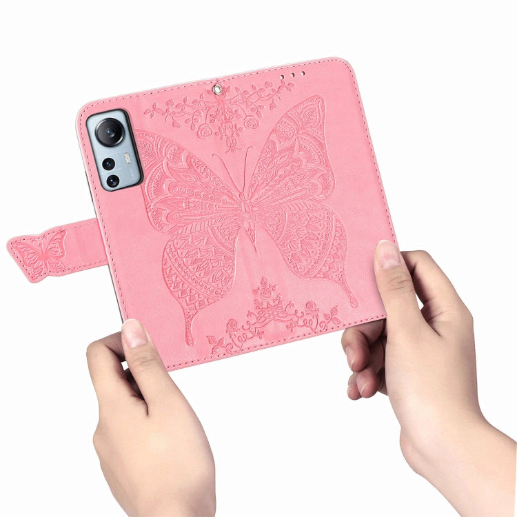 For Xiaomi Redmi Note 11T Butterfly Love Flower Embossed Horizontal Flip Leather Phone Case