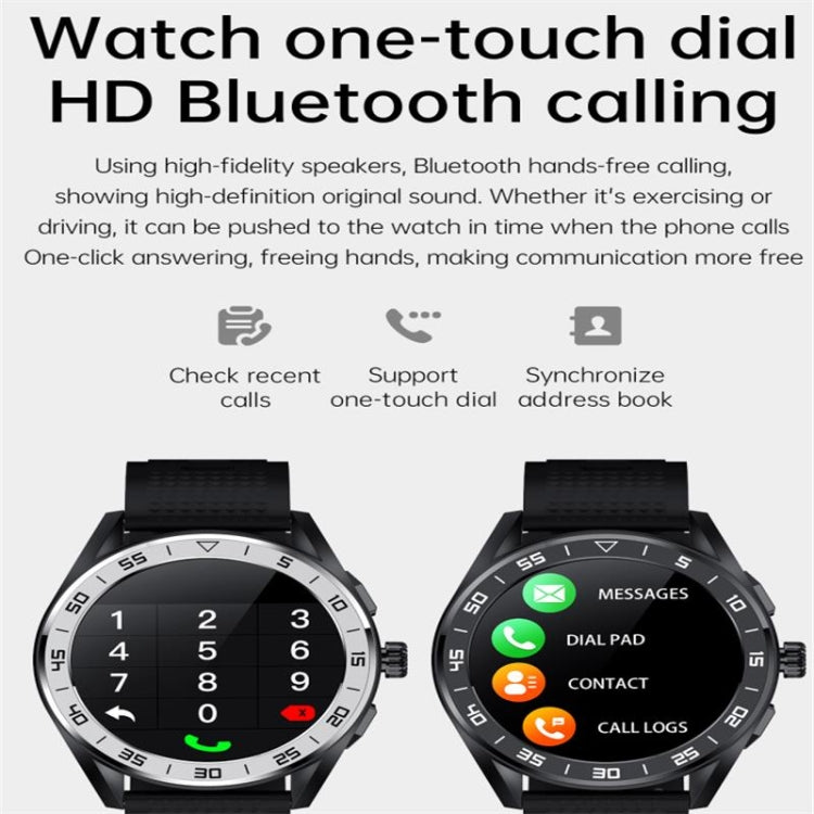 PG339 1.39 inch Color Screen Smart Watch, Support Heart Rate / Blood Pressure Monitoring
