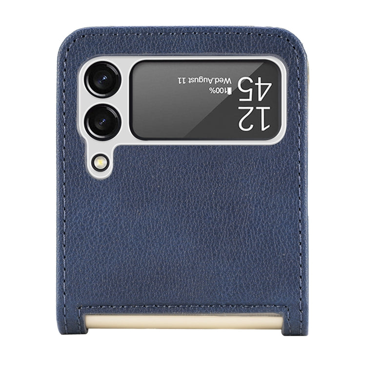For Samsung Galaxy Z Flip 4 5G Folding Litchi Texture Card Wallet Phone Case