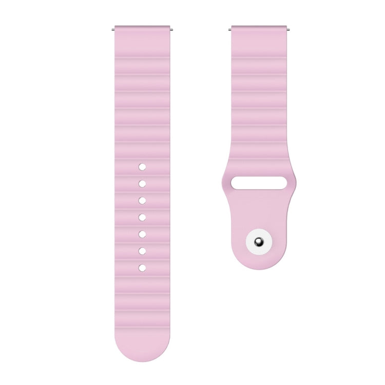 For Huawei Watch GT Runner 22mm Corrugated Silicone Watch Band