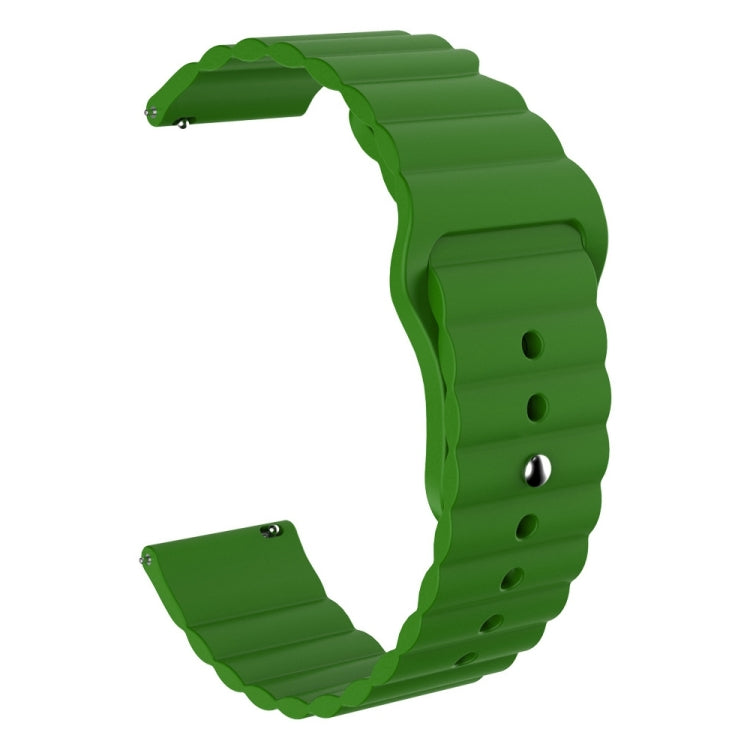 For Huawei Watch 3 Pro 22mm Corrugated Silicone Watch Band