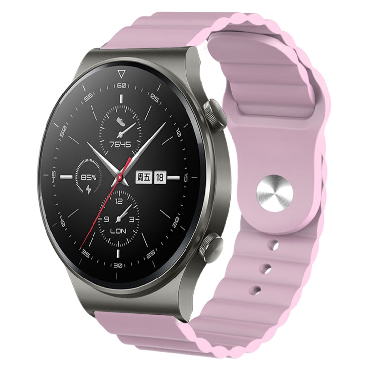 For Huawei GT2 Pro 22mm Corrugated Silicone Watch Band