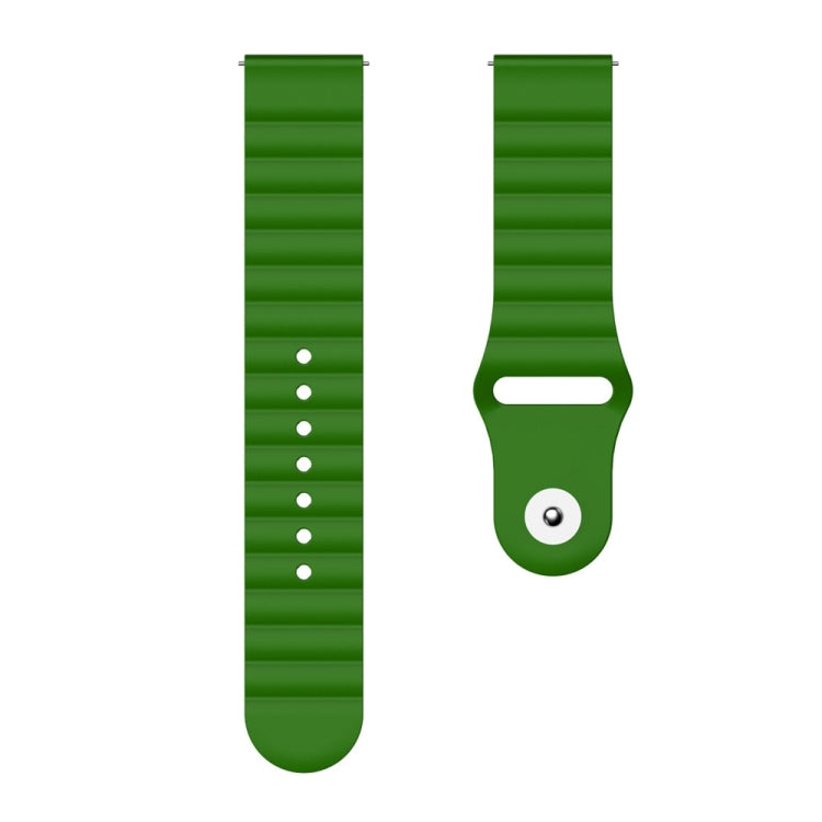 For Huawei GT2 Pro 22mm Corrugated Silicone Watch Band