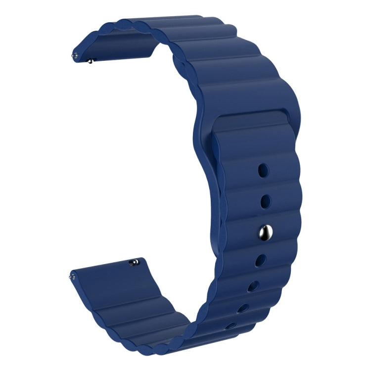 For Huawei Watch GT 2E 22mm Corrugated Silicone Watch Band