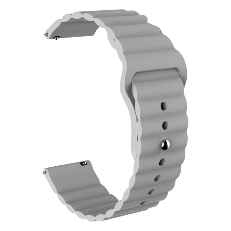 For Huawei GT2 46mm 22mm Corrugated Silicone Watch Band