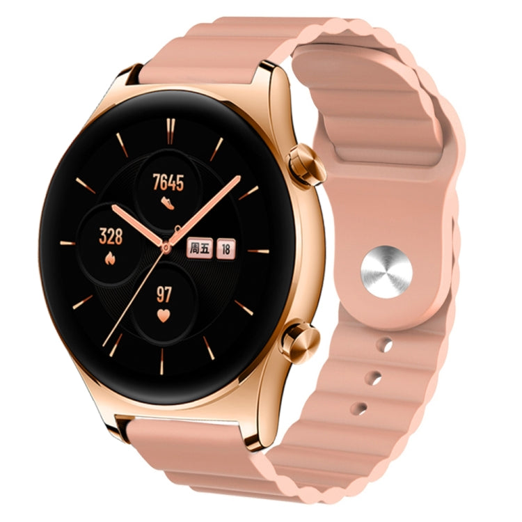 For Honor Watch GS 3 22mm Corrugated Silicone Watch Band