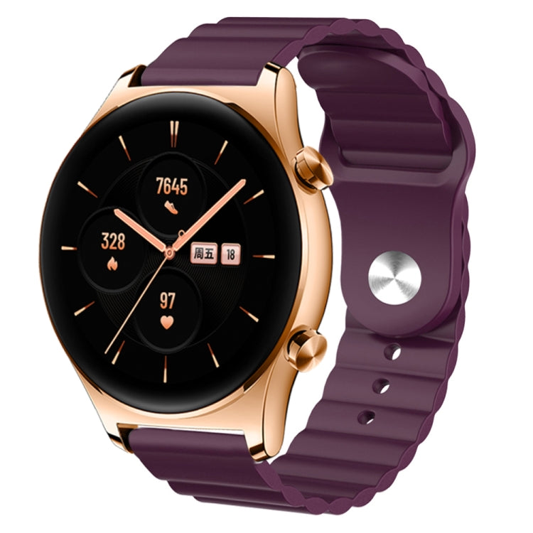 For Honor Watch GS 3 22mm Corrugated Silicone Watch Band