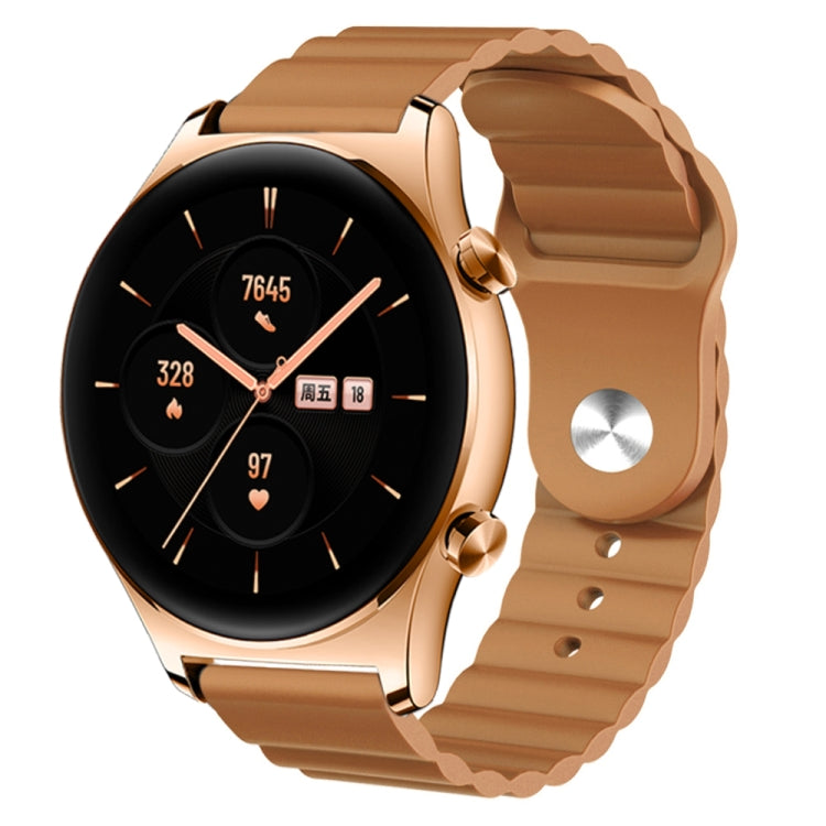 For Honor Watch GS 3 22mm Corrugated Silicone Watch Band