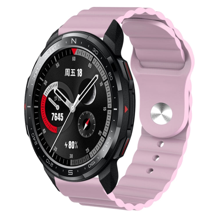 For Honor Watch GS Pro 22mm Corrugated Silicone Watch Band