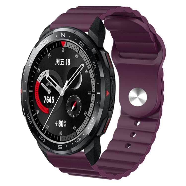 For Honor Watch GS Pro 22mm Corrugated Silicone Watch Band