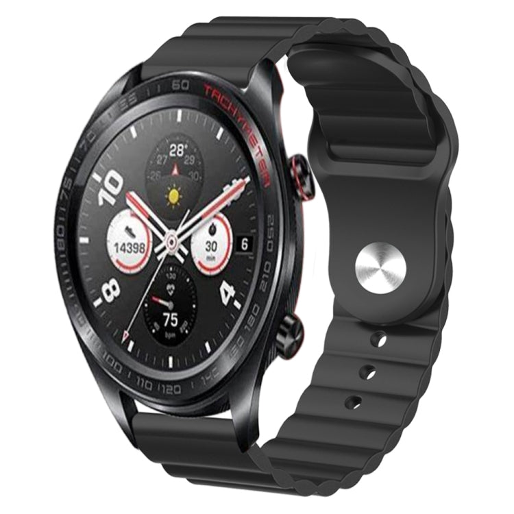 For Honor Watch Dream 22mm Corrugated Silicone Watch Band