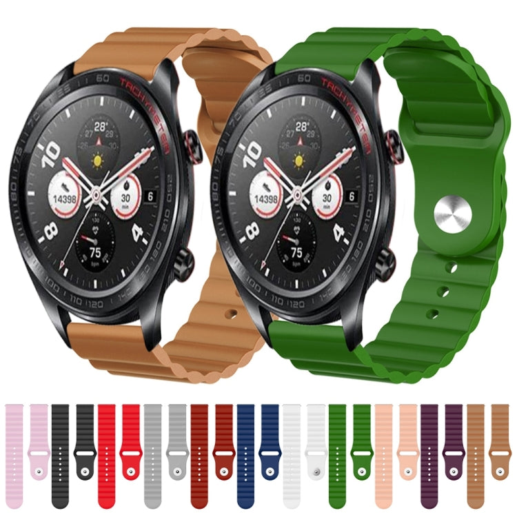 For Honor Watch Dream 22mm Corrugated Silicone Watch Band