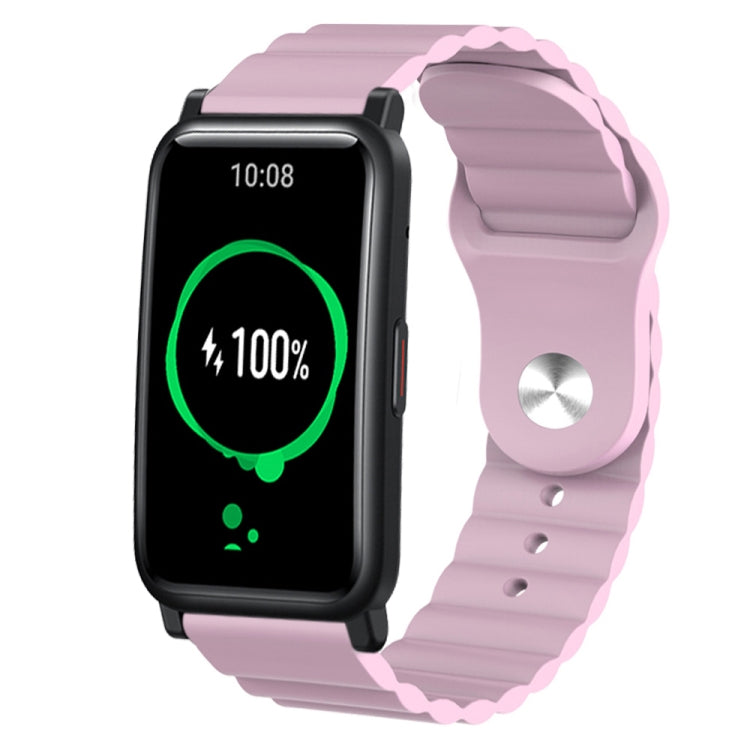 For Honor Watch ES 20mm Corrugated Silicone Watch Band