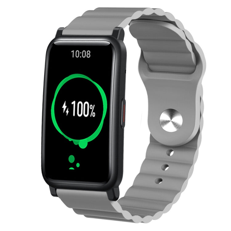 For Honor Watch ES 20mm Corrugated Silicone Watch Band