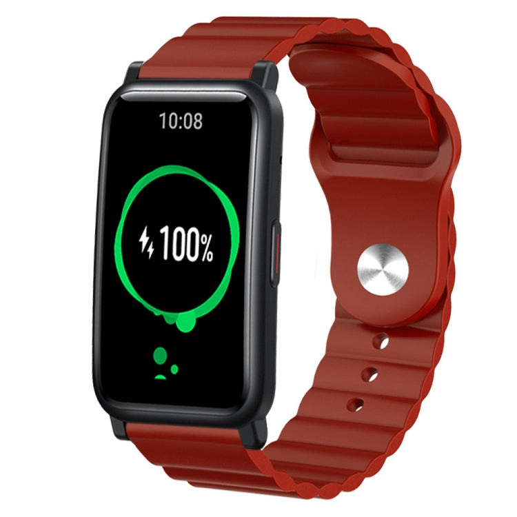 For Honor Watch ES 20mm Corrugated Silicone Watch Band