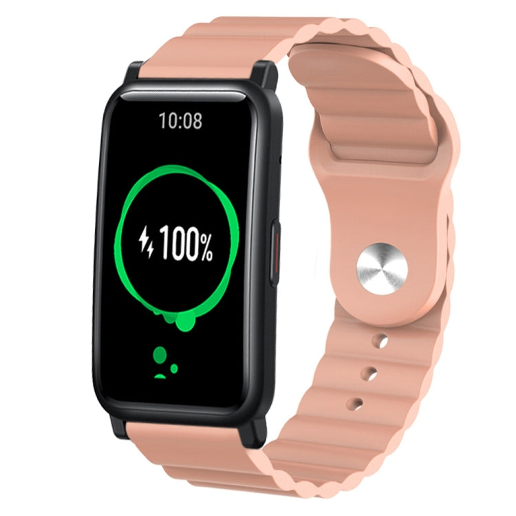 For Honor Watch ES 20mm Corrugated Silicone Watch Band