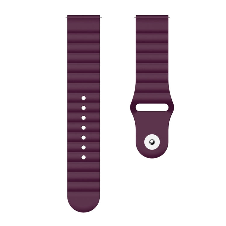 For Honor Watch ES 20mm Corrugated Silicone Watch Band