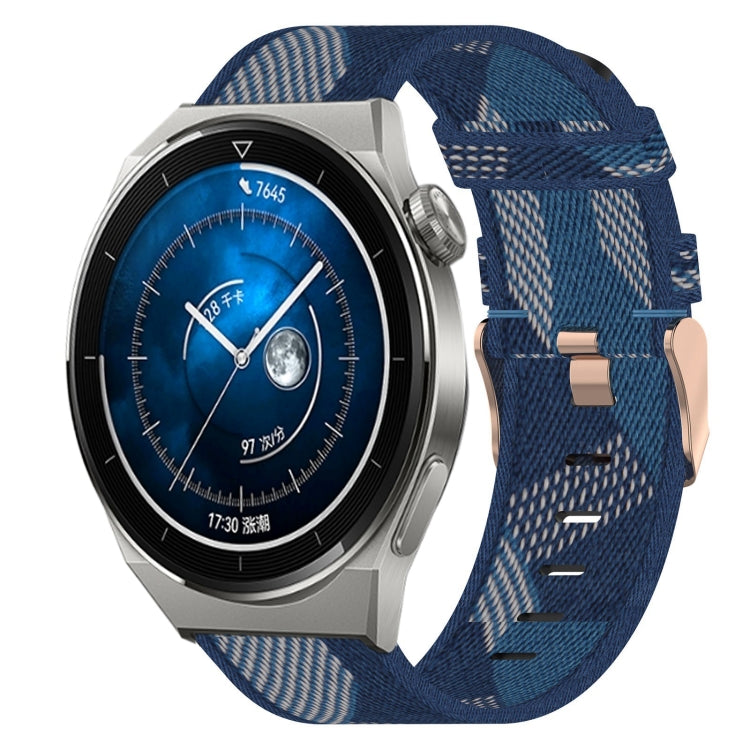 For Huawei Watch GT3 Pro 46mm 22mm Nylon Woven Watch Band