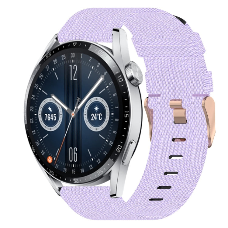 For Huawei Watch GT3 46mm 22mm Nylon Woven Watch Band