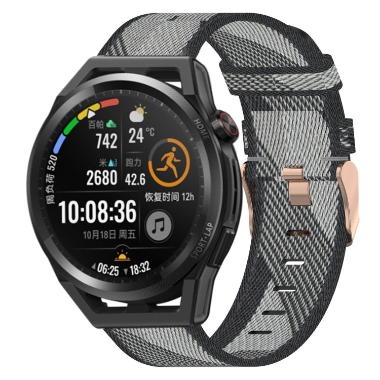 For Huawei Watch GT Runner 22mm Nylon Woven Watch Band