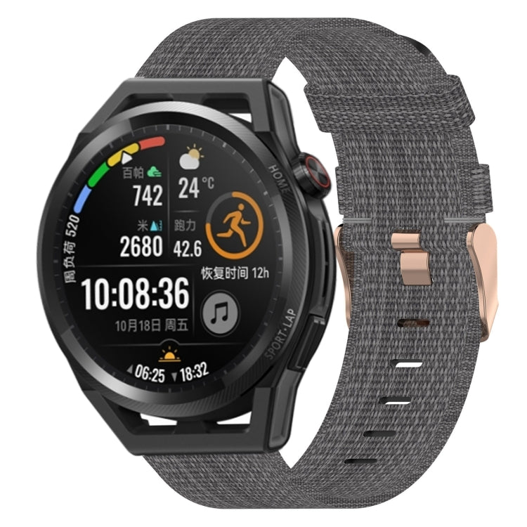 For Huawei Watch GT Runner 22mm Nylon Woven Watch Band